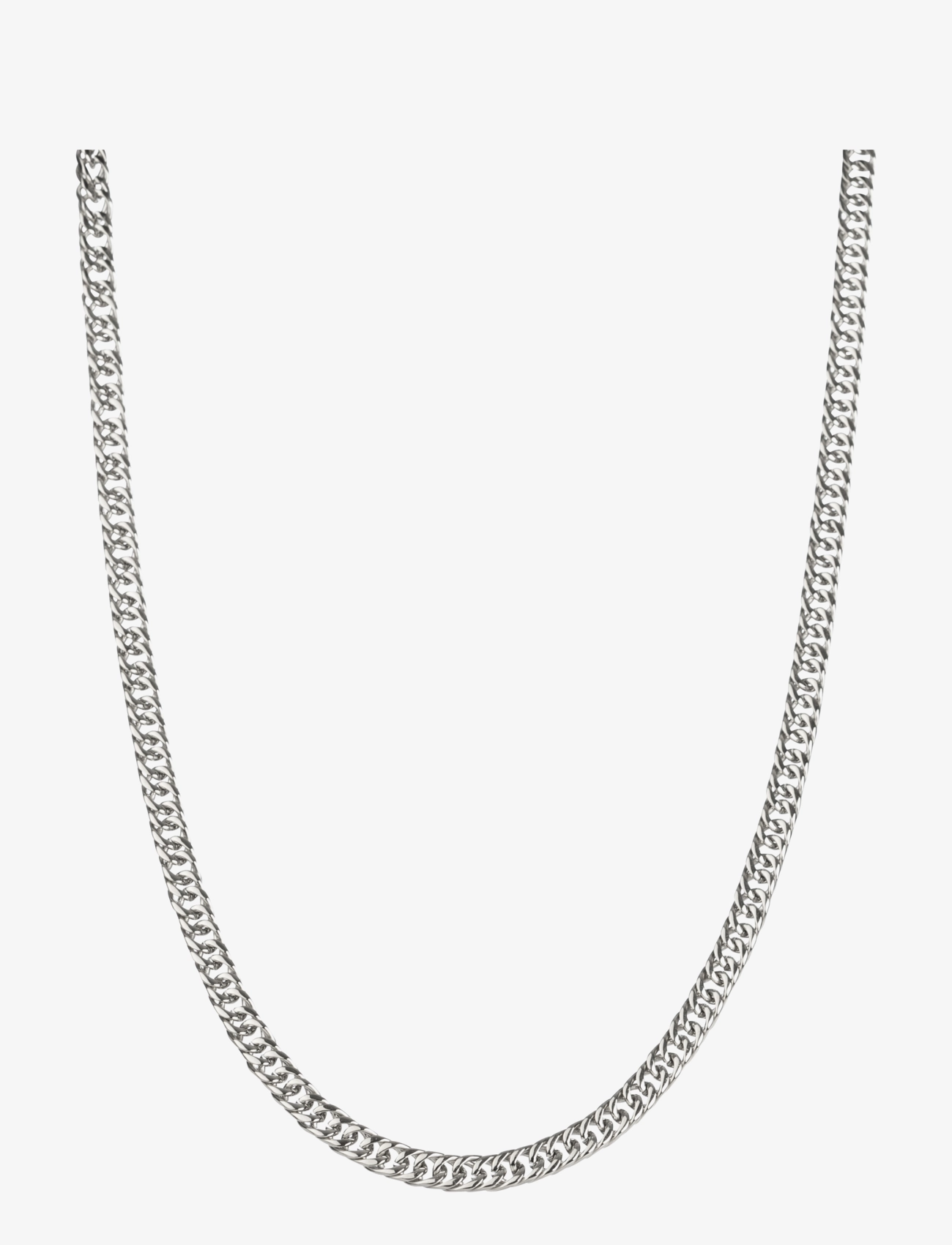 edd. Steel Necklace Moon 6mm - Schmuck - SILVER / silver