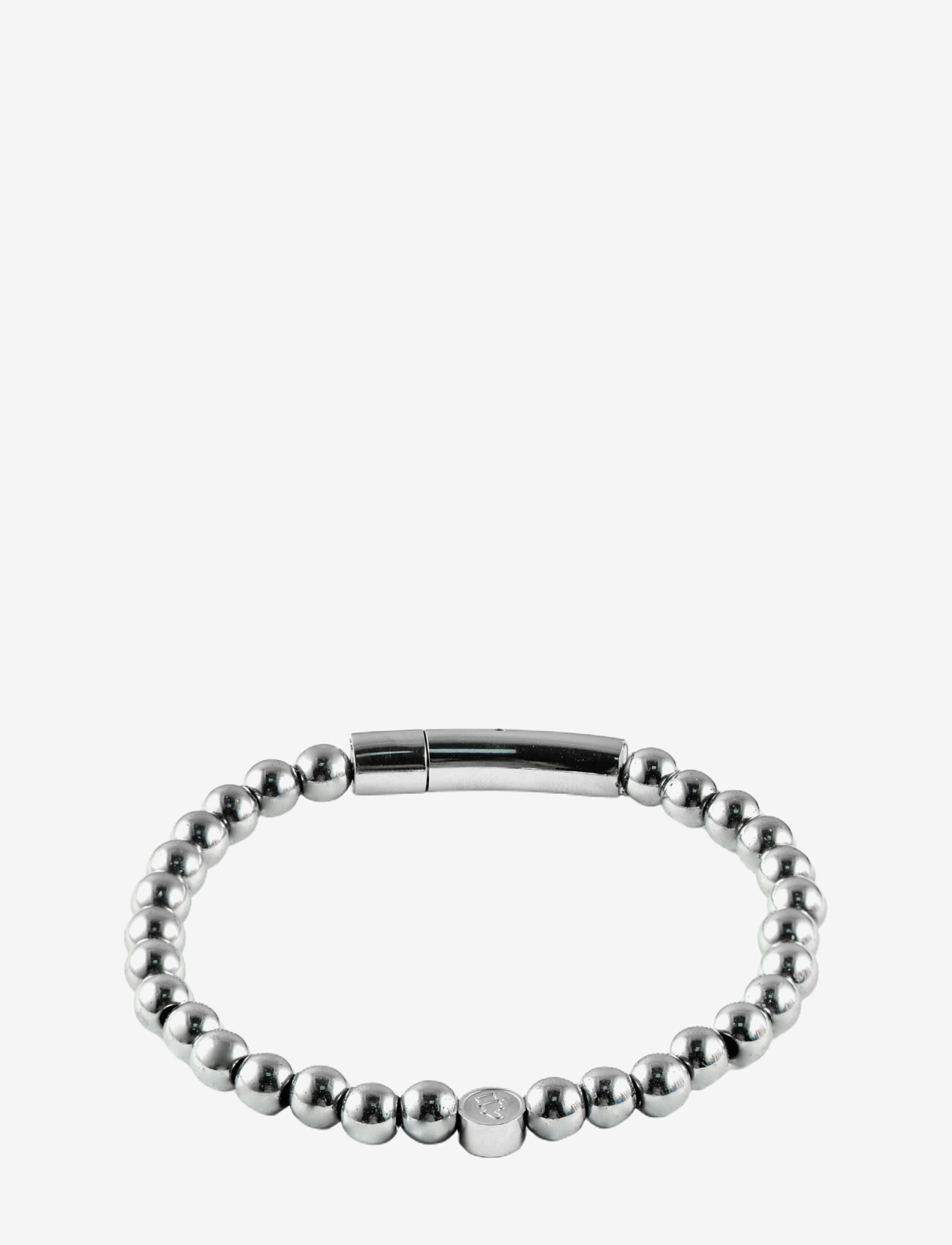 edd. - Beads/Buckle Bracelet 6mm - armbänder - silver - 0