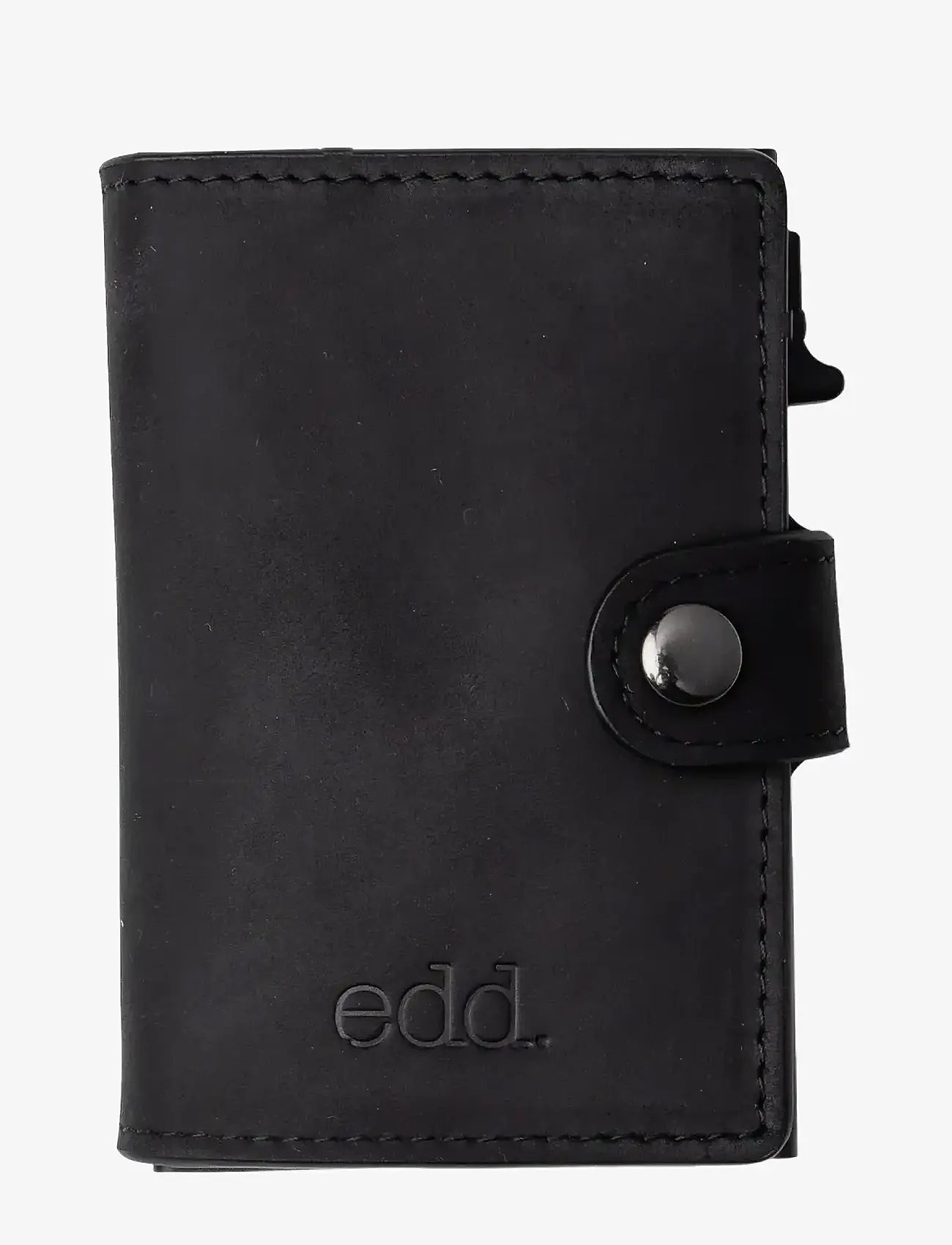edd. - RFID Leather/Alu Card Holder - kartenetuis - black - 0