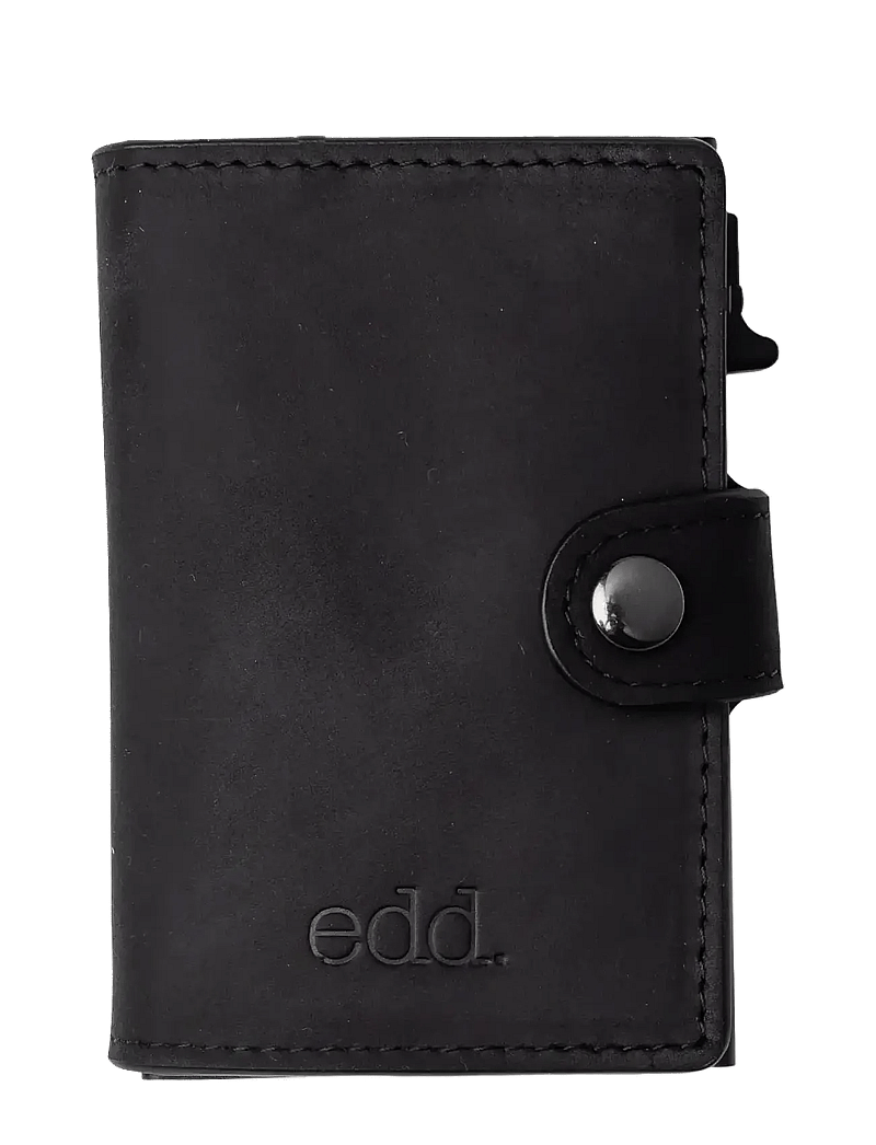 edd. - RFID Leather/Alu Card Holder - kartenetuis - black - 0