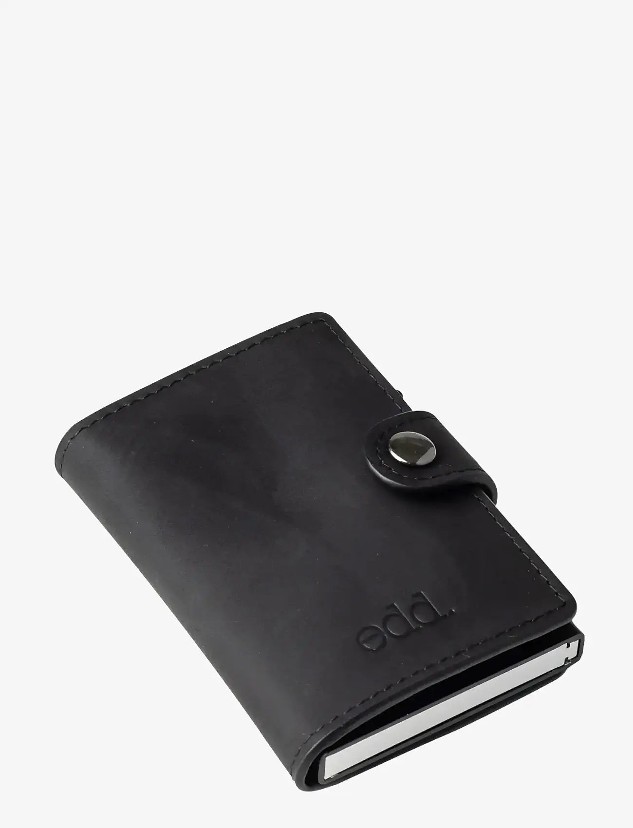 edd. - RFID Leather/Alu Card Holder - kartenetuis - black - 3
