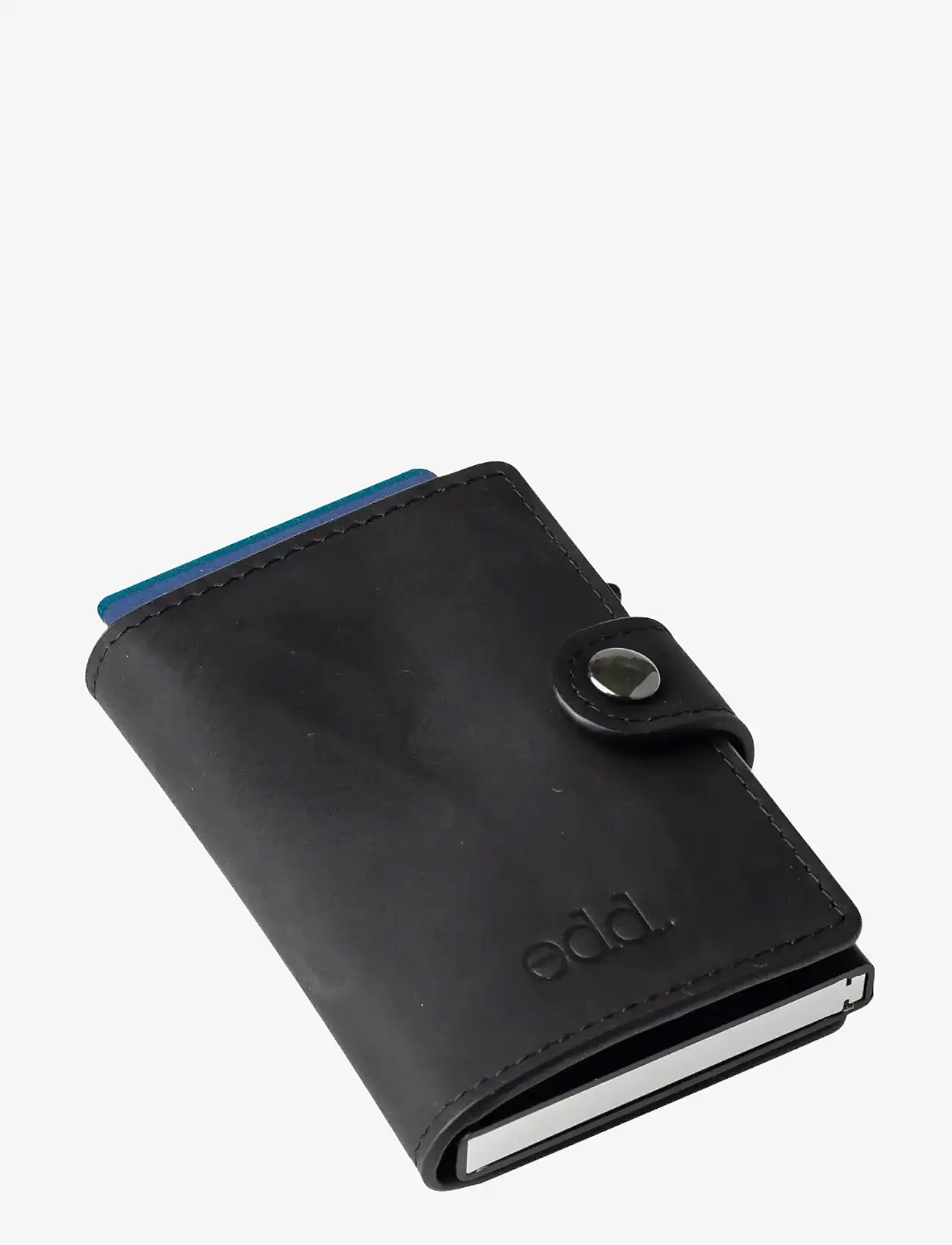 edd. - RFID Leather/Alu Card Holder - kartenetuis - black - 4