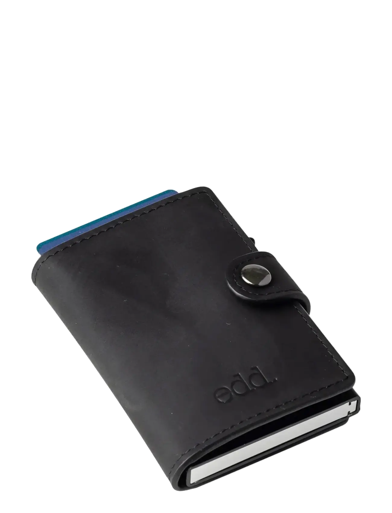 edd. - RFID Leather/Alu Card Holder - korthållare - black - 4