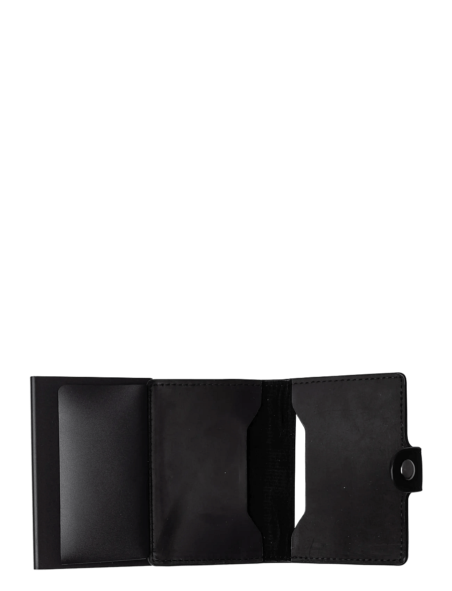 edd. - RFID Leather/Alu Card Holder - korthållare - black - 5