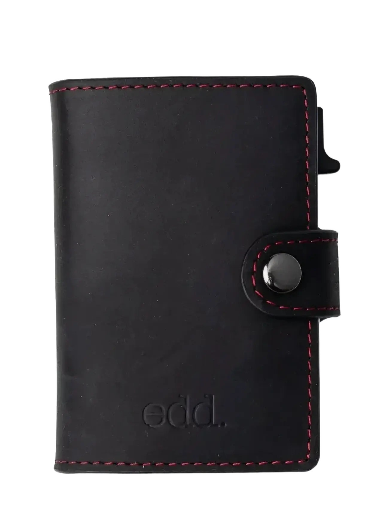 edd. Rfid Leather/Alu Card Holder, One Size, Wallets, Schwarz - Cardholder, Männerswear