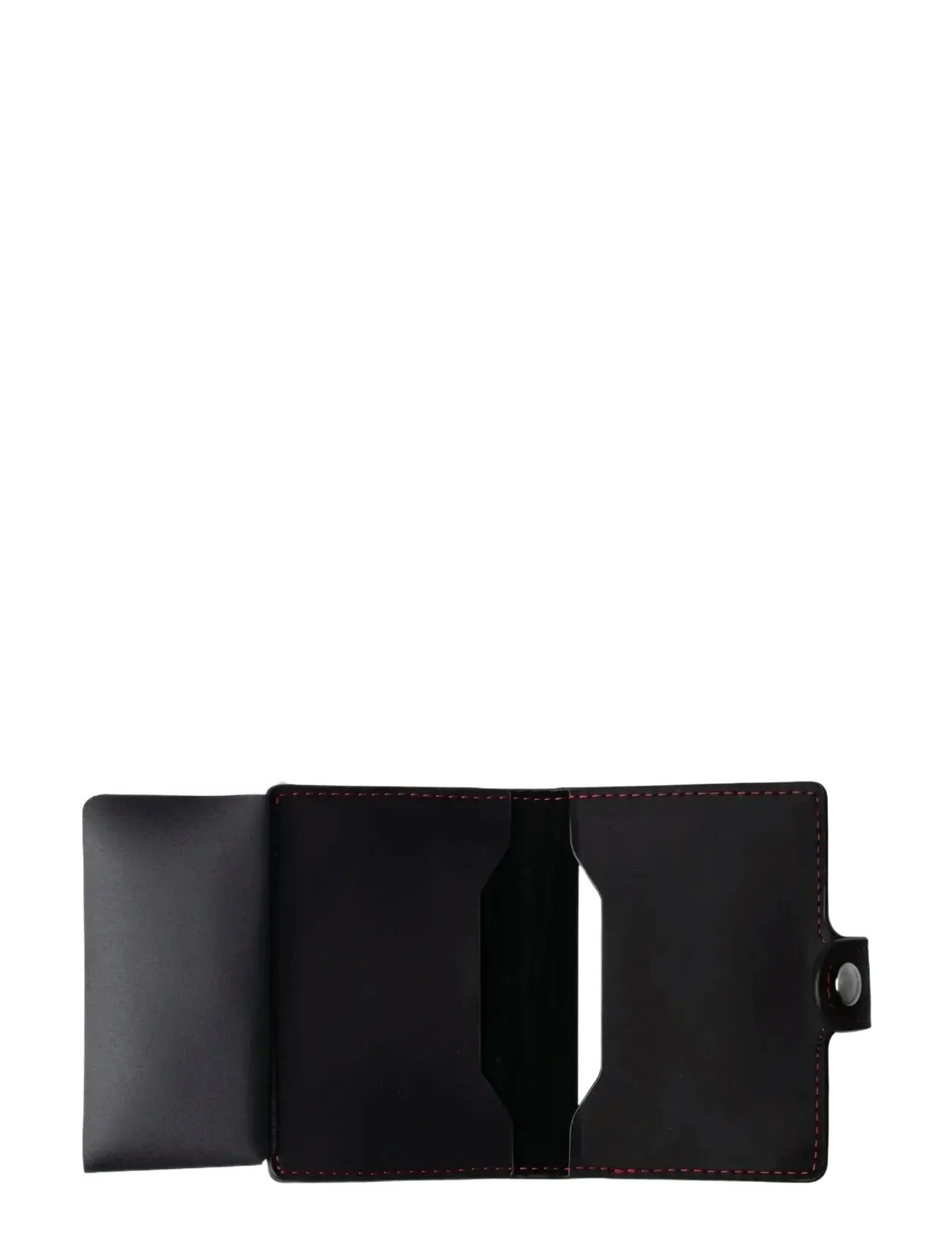 edd. - RFID Leather/Alu Card Holder - kaardihoidjad - black/red - 3