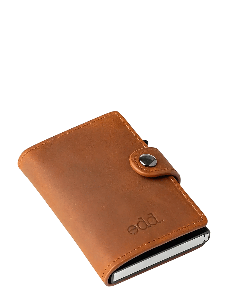 edd. - RFID Leather/Alu Card Holder - kaardihoidjad - brown - 4