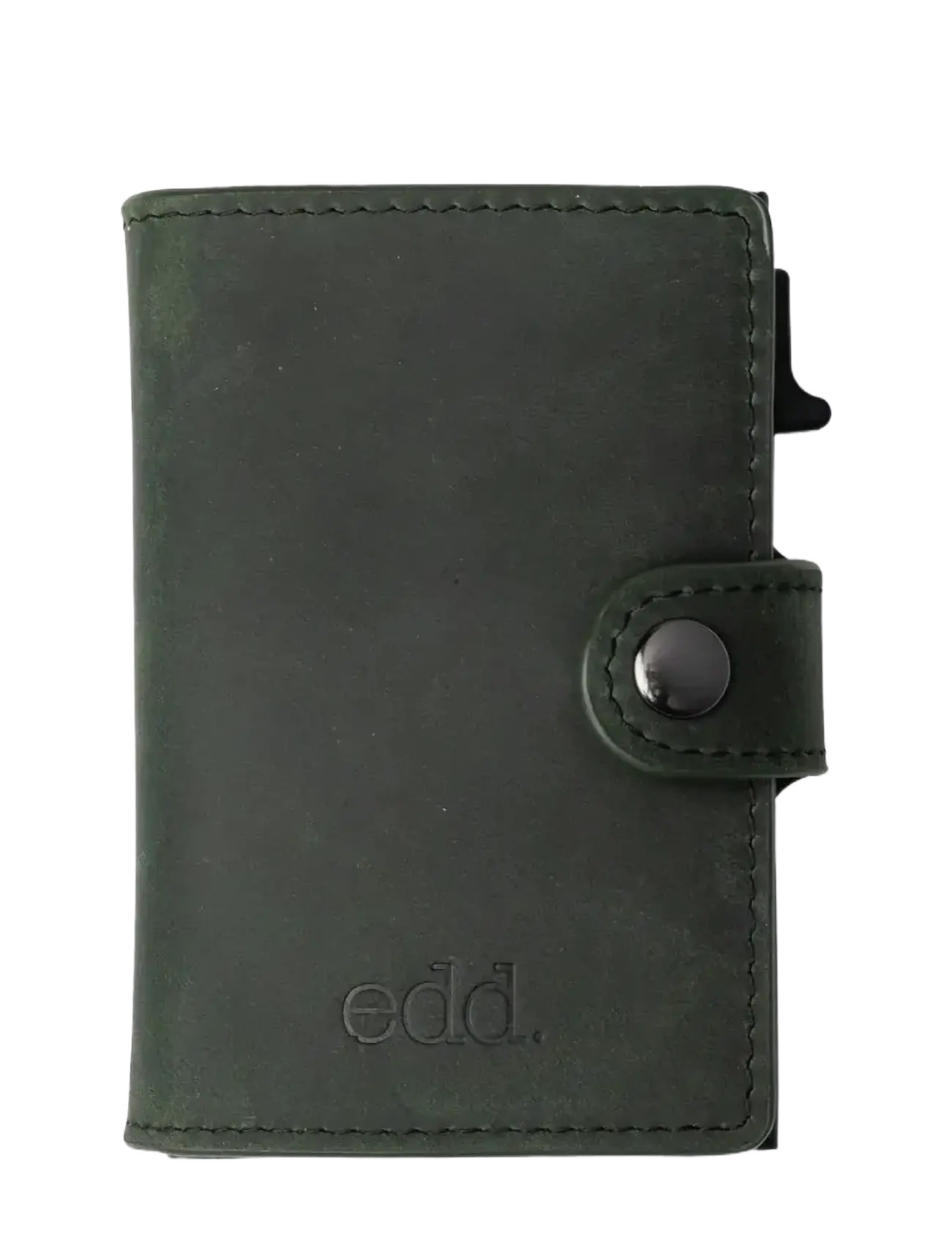 edd. Rfid Leather/Alu Card Holder, One Size, Wallets, Grün - Cardholder, Männerswear