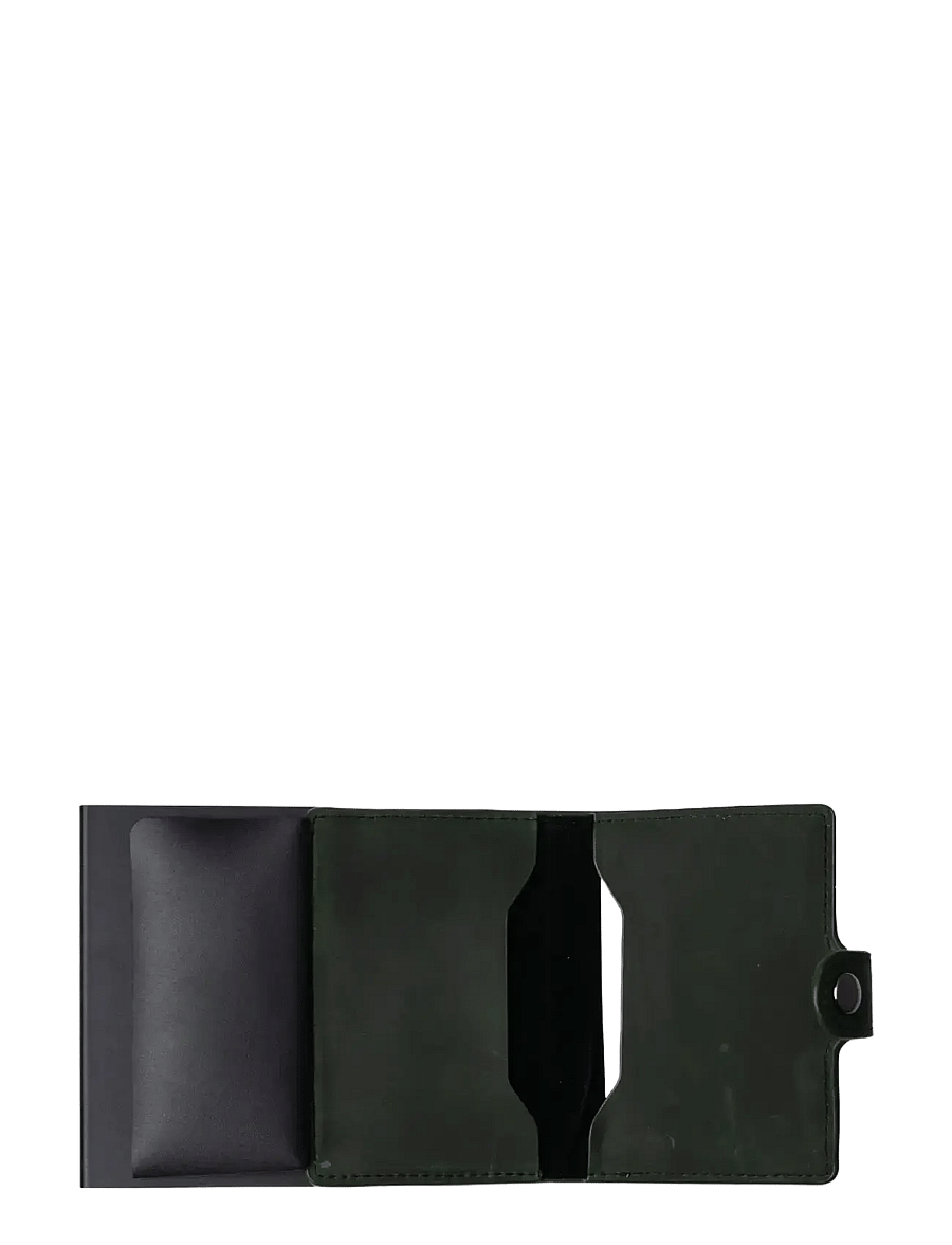 edd. - RFID Leather/Alu Card Holder - kaardihoidjad - green - 3