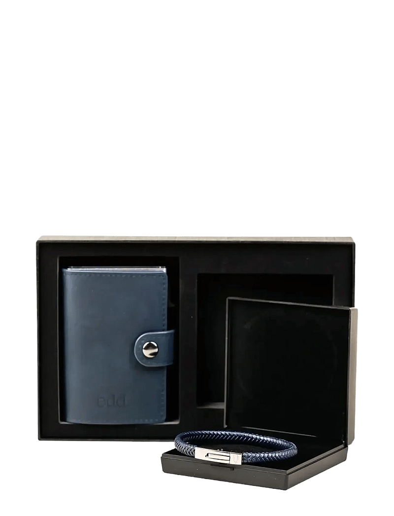 edd. - Gift Set Card Holder/Bracelet - armbänder - navy - 0