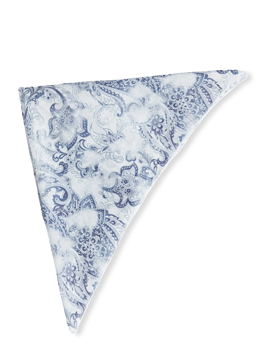 edd. - Bandana - lightweight scarves - 29 white/blue - 0