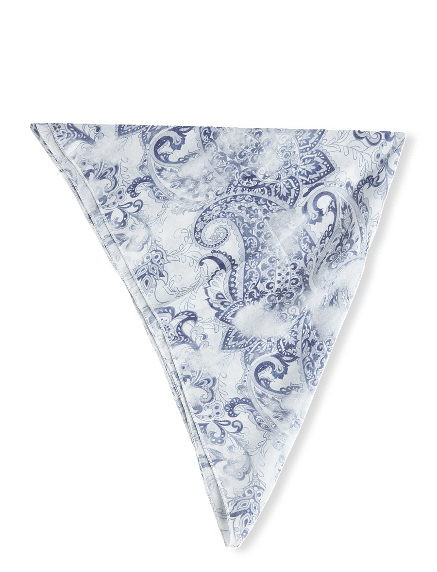 edd. - Bandana - lightweight scarves - 29 white/blue - 1