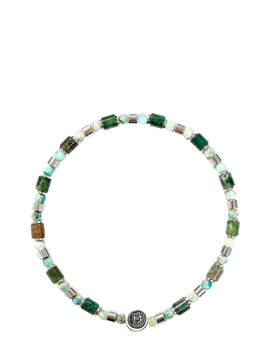 edd. - Beads Bracelet 4mm - käevõrud - forest ember - 1