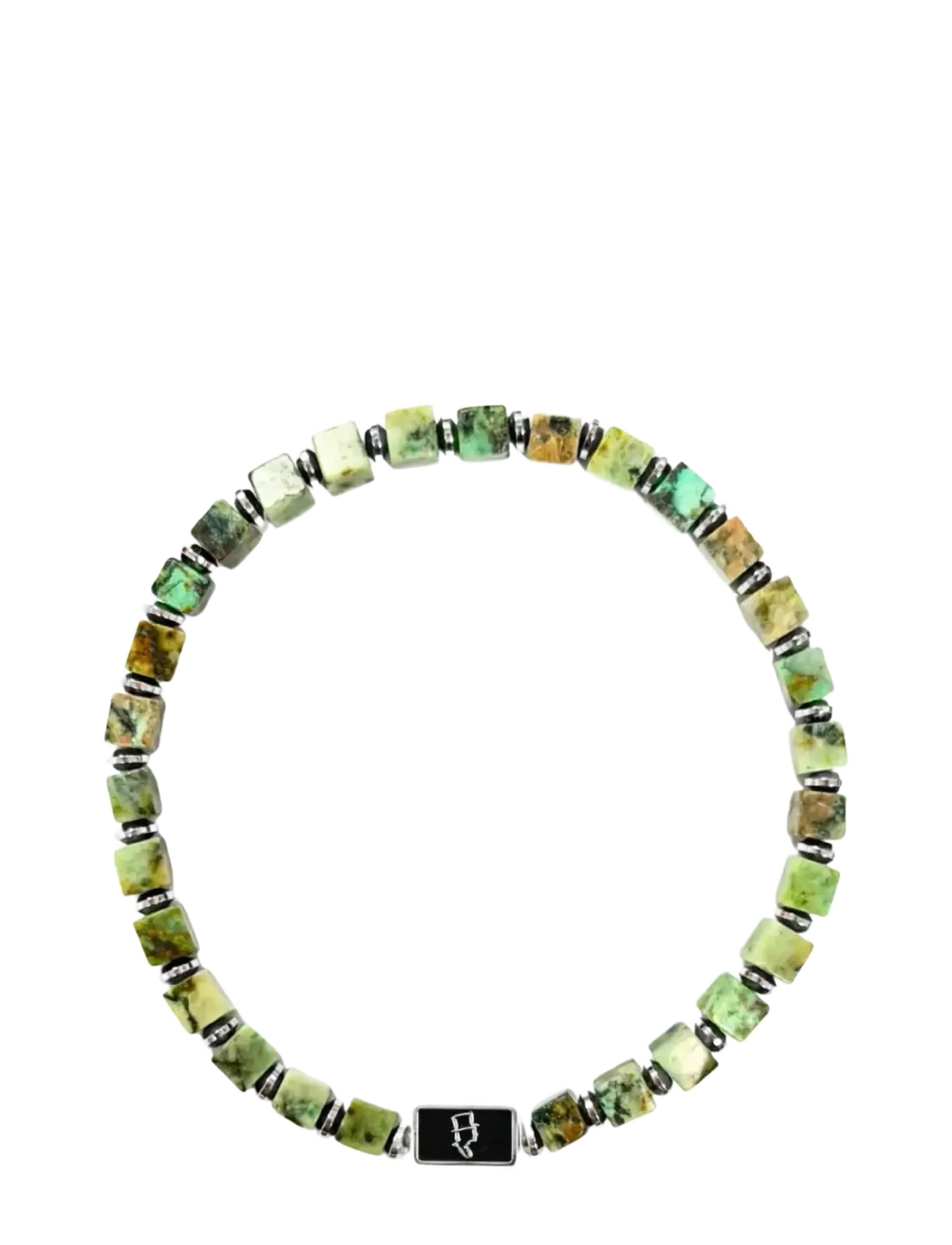 edd. Beads Bracelet 4mm - Accessories - GREEN HORIZON / silver