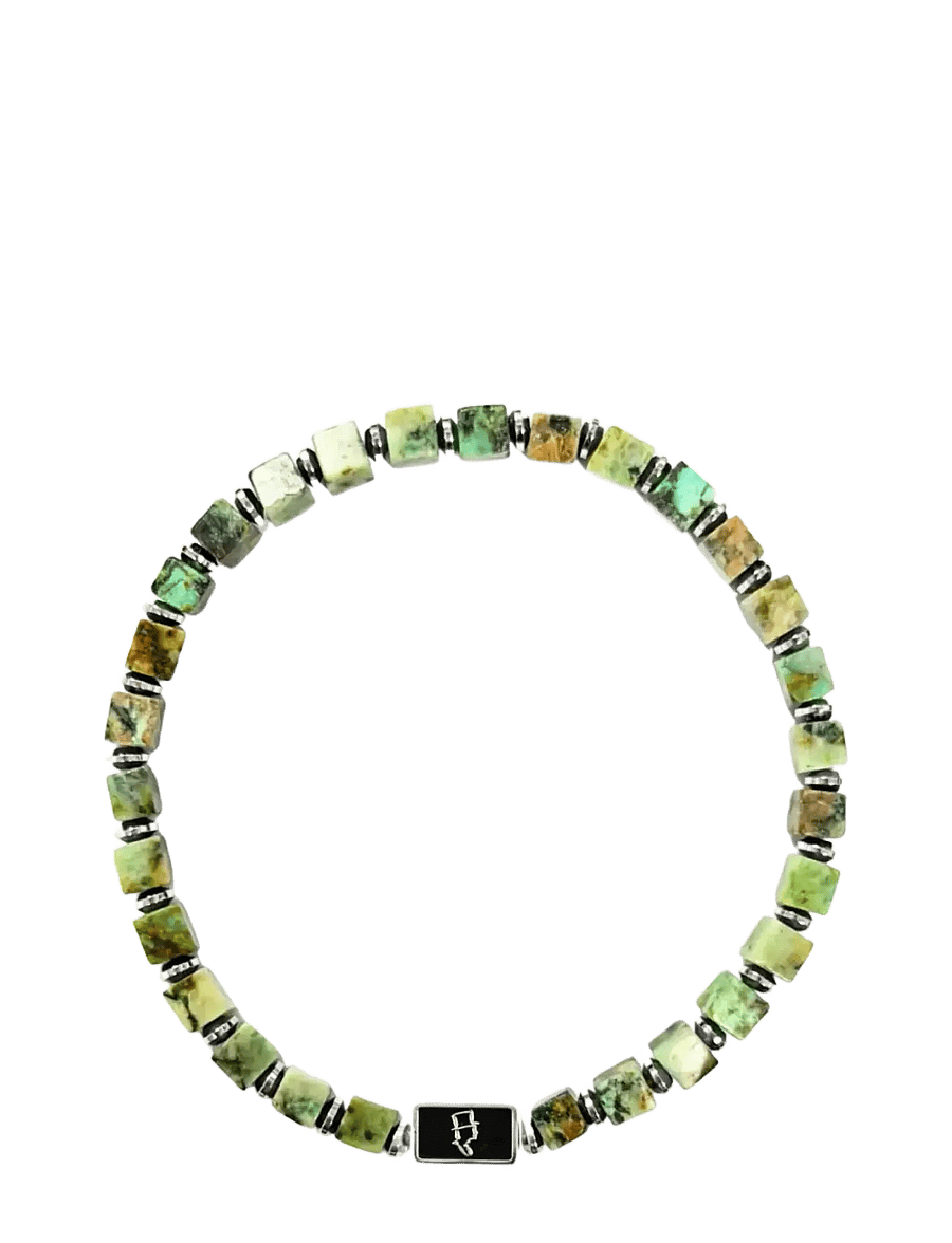 edd. - Beads Bracelet 4mm - armband - green horizon - 1