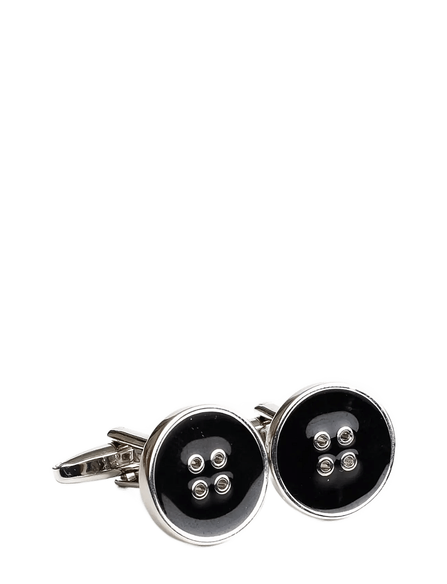 edd. - edd. Cufflinks - manschettenknöpfe - button black - 0