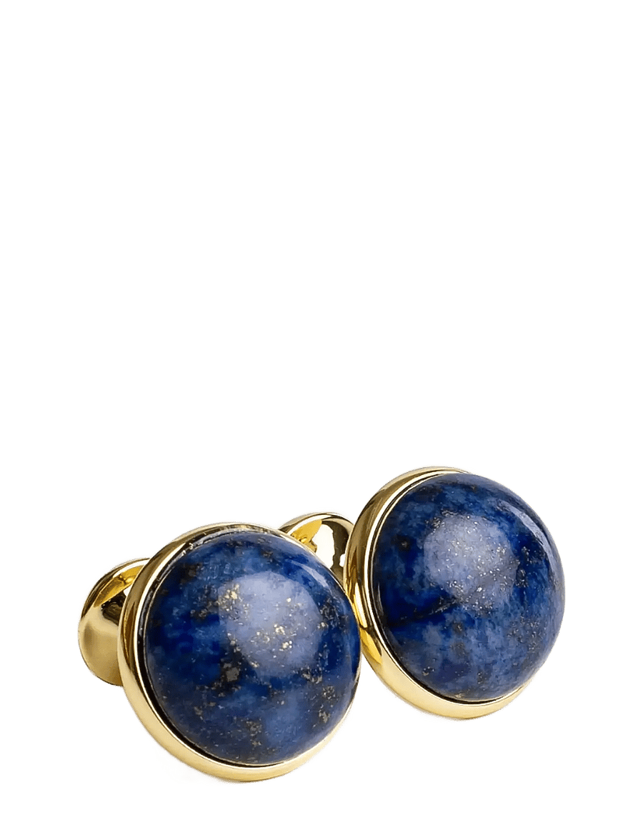 edd. - Scarves - manschettenknöpfe - gold/blue - 0