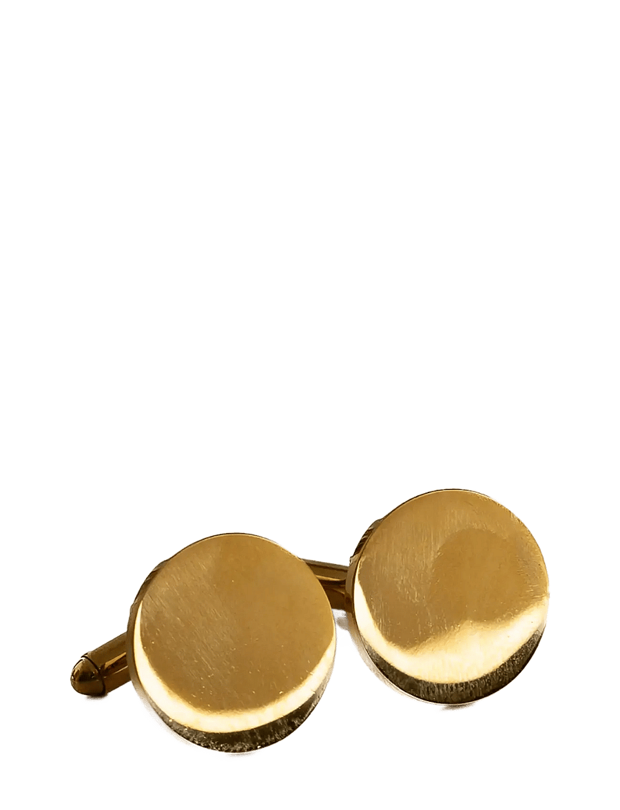 edd. - edd. Cufflinks - manschettenknöpfe - round gold - 0