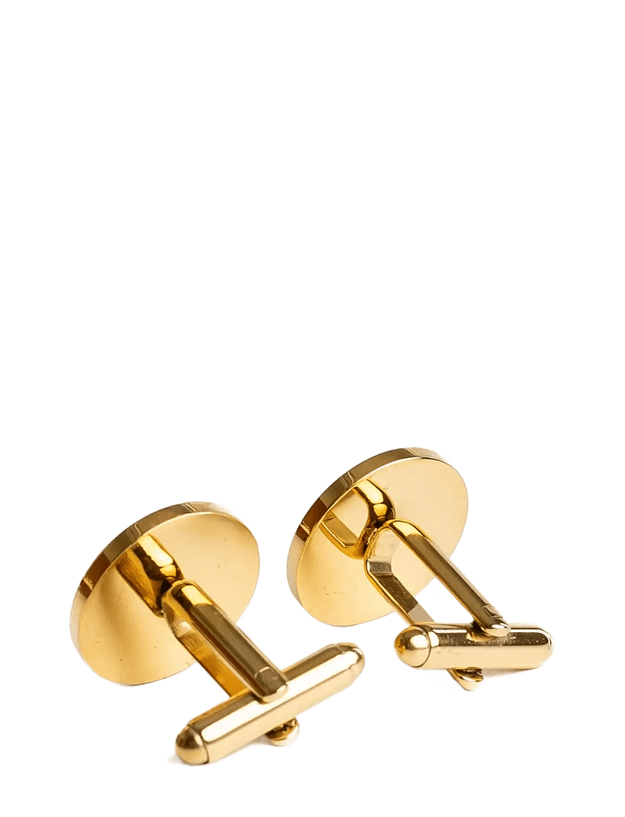 edd. - edd. Cufflinks - manschettenknöpfe - round gold - 1