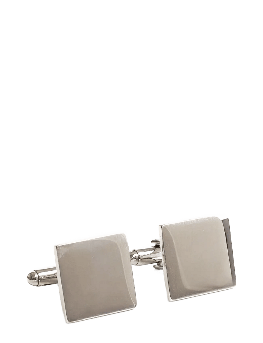 edd. - edd. Cufflinks - manschettenknöpfe - square silver - 0