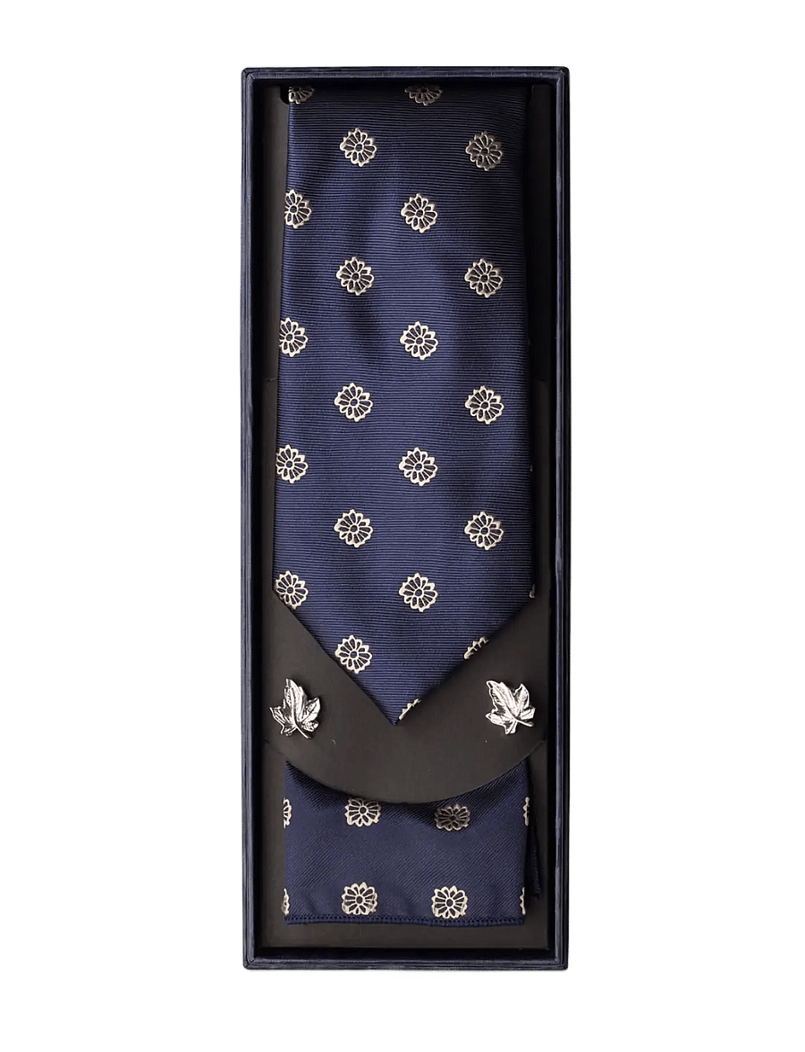 edd. - Tie Set - einstecktücher - mÖrkblÅ - 0