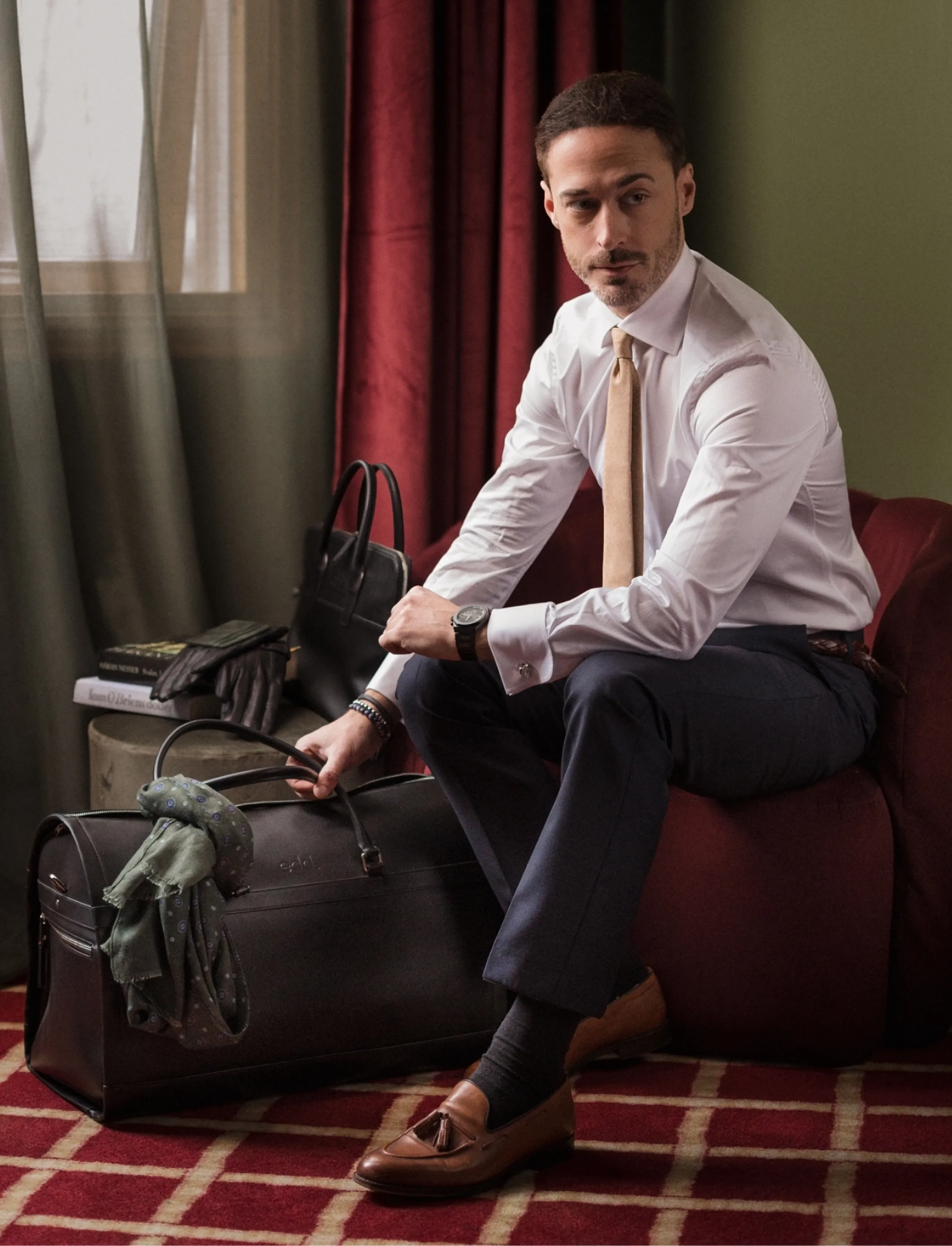 edd. - Tie Set - einstecktücher - sand - 0