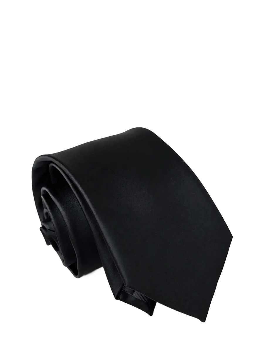 edd. - Funeral Tie - krawatten - svart - 0