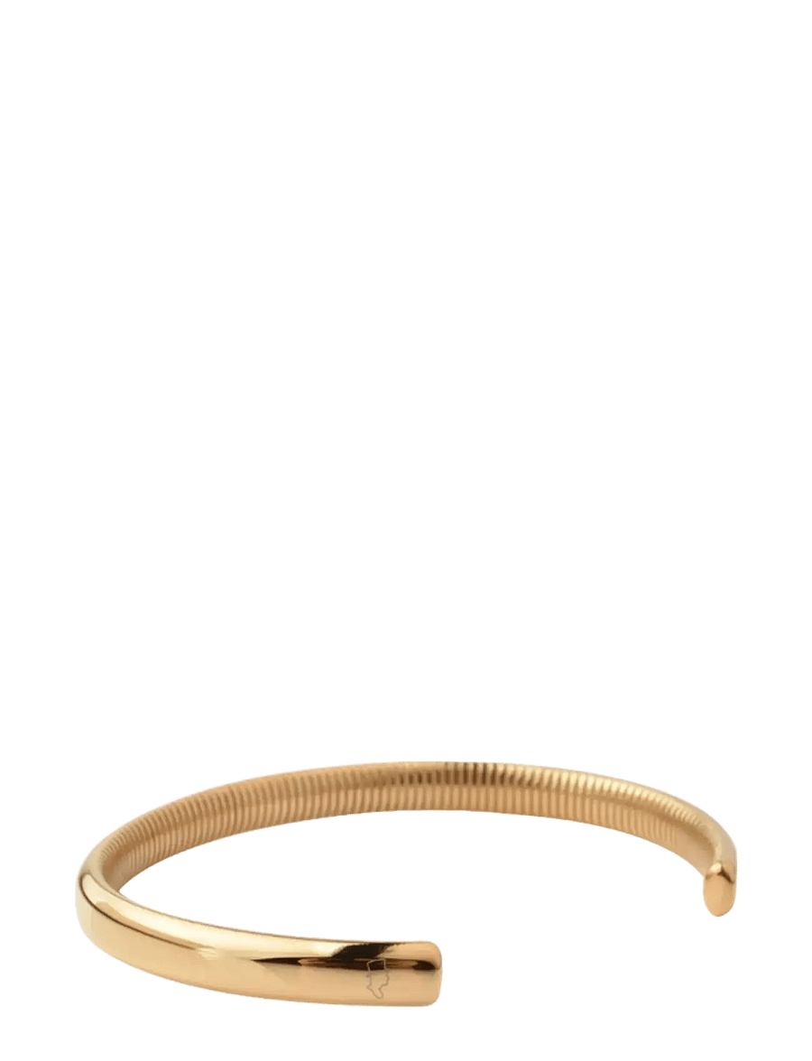 edd. - Steel Breaclet Cuff - armband - gold - 1
