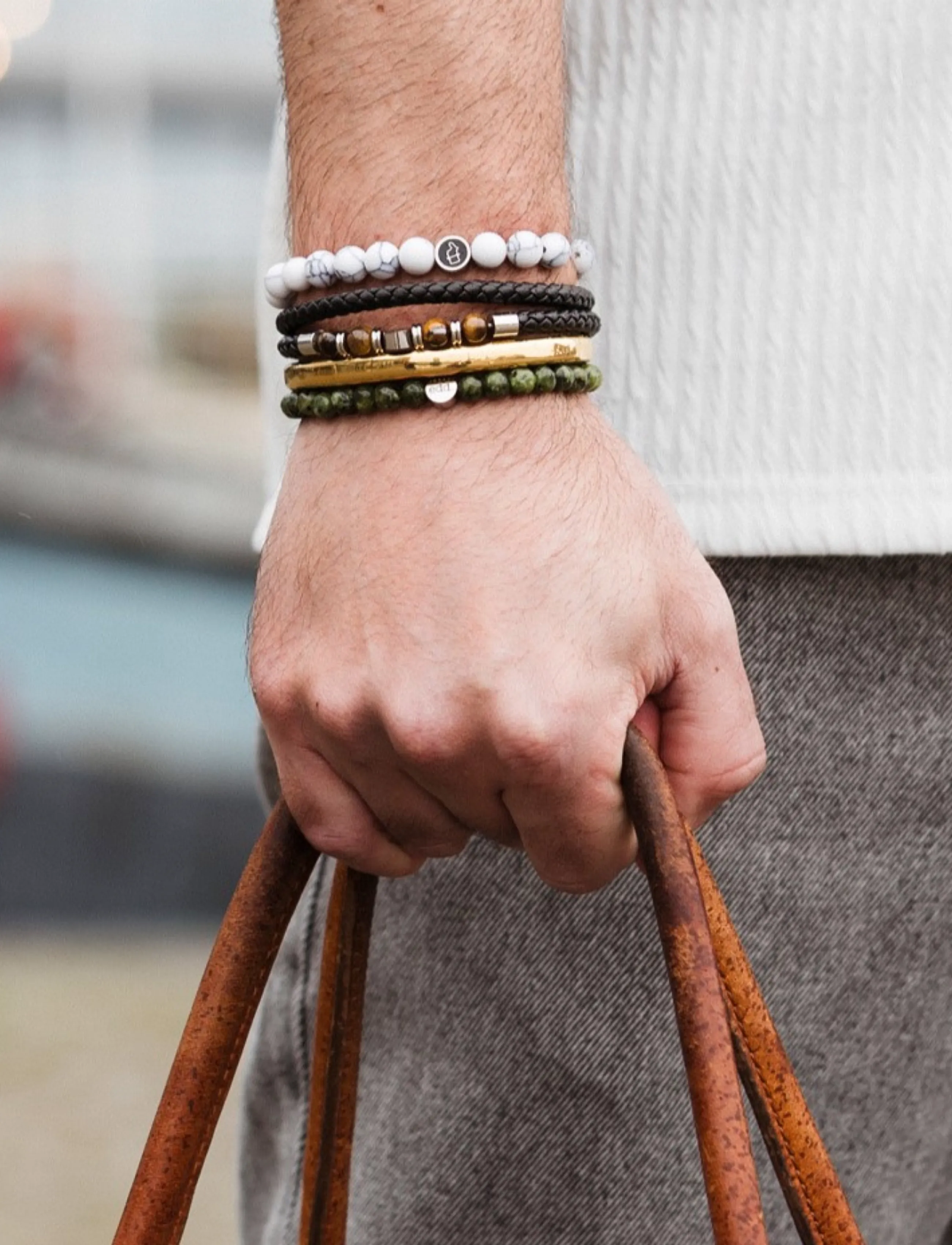 edd. - Steel Breaclet Cuff - armband - gold - 3
