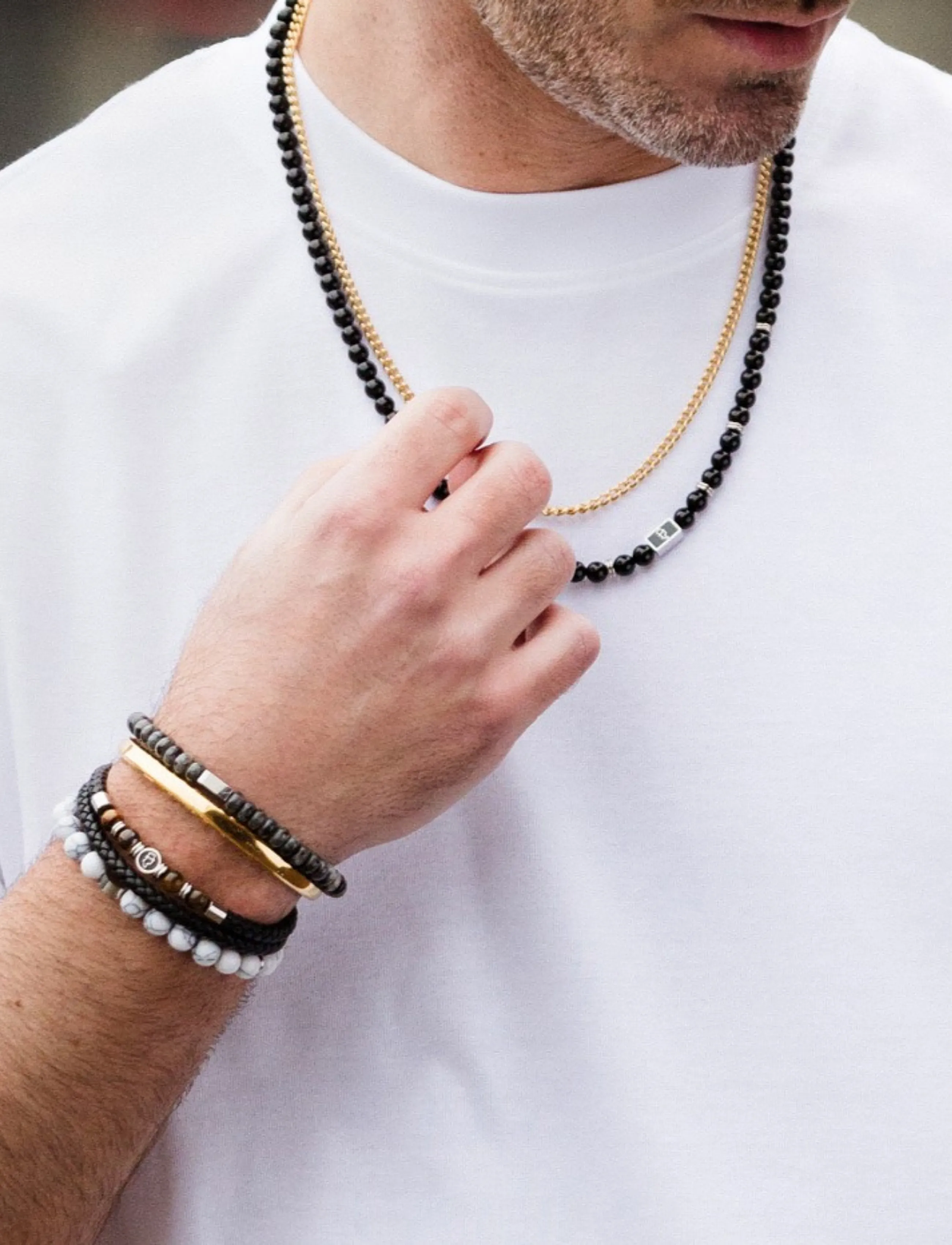 edd. - Steel Breaclet Cuff - armband - gold - 4