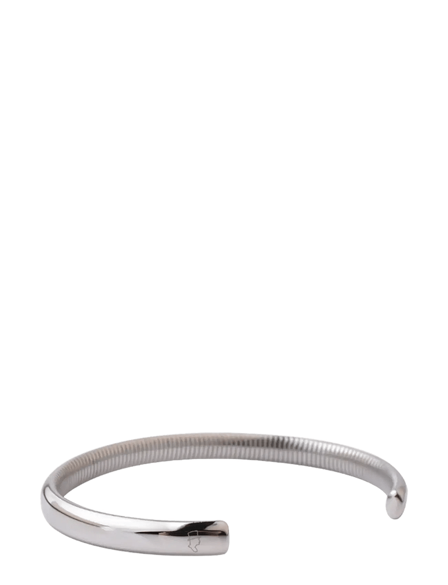 edd. - Steel Breaclet Cuff - armbänder - silver - 1