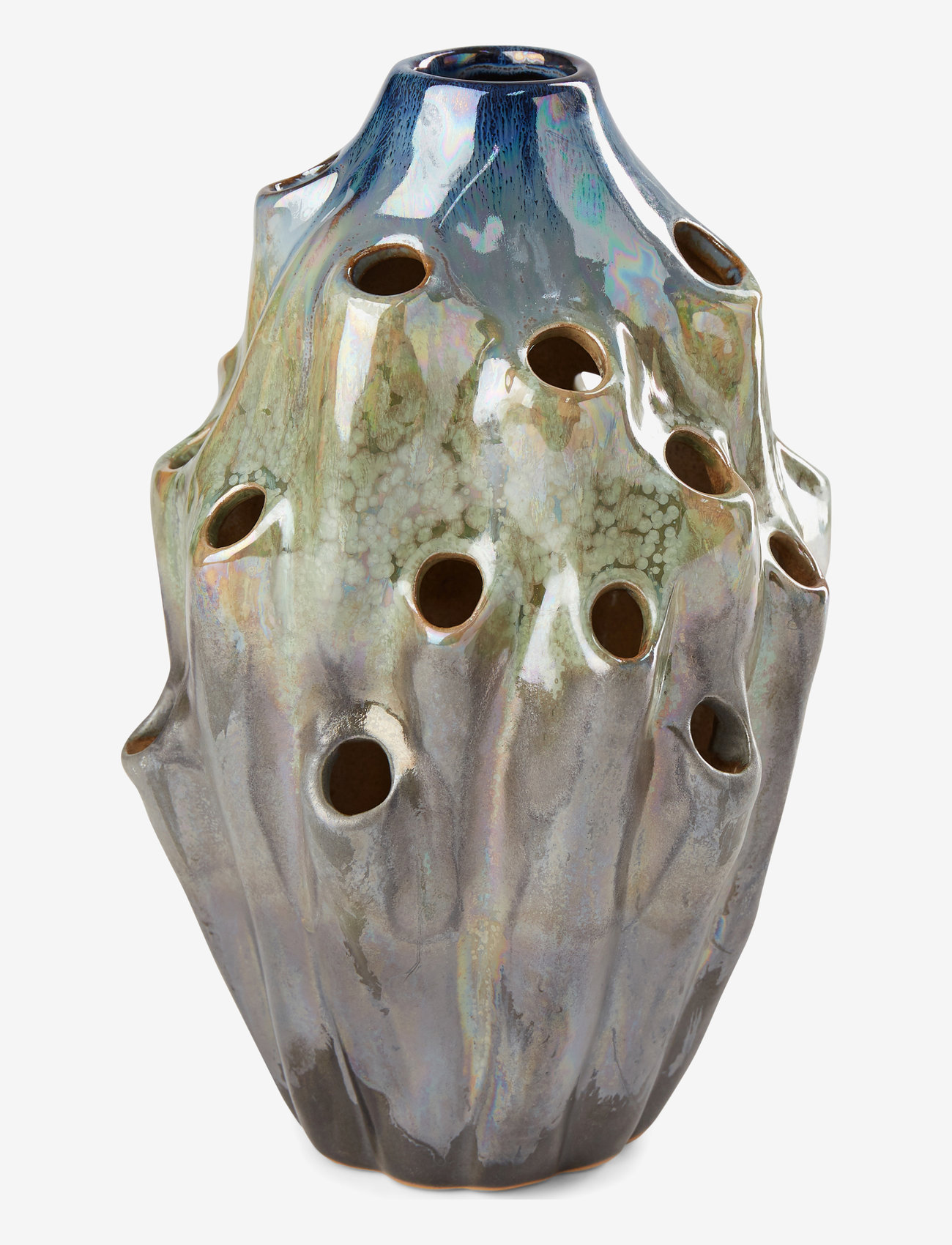 eden outcast - Lava Vase - vases - blue - 1