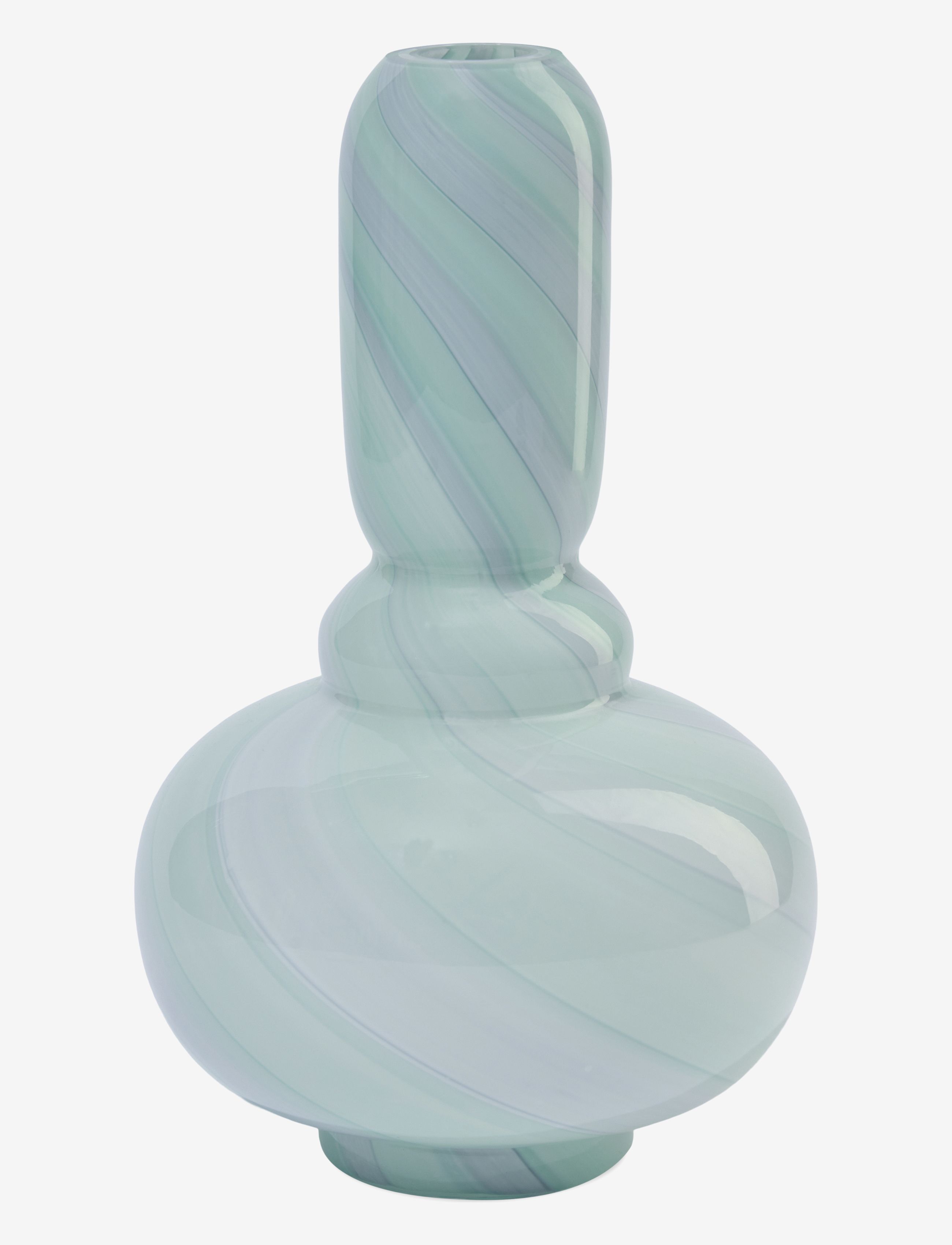eden outcast Twirl Vase, Stor vase, Blå, Str: H32CM