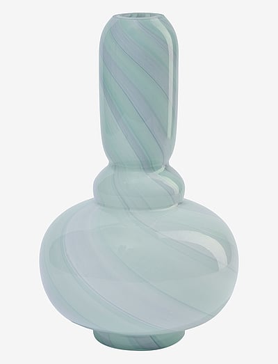 eden outcast Twirl Vase - Vases - MINT / blue