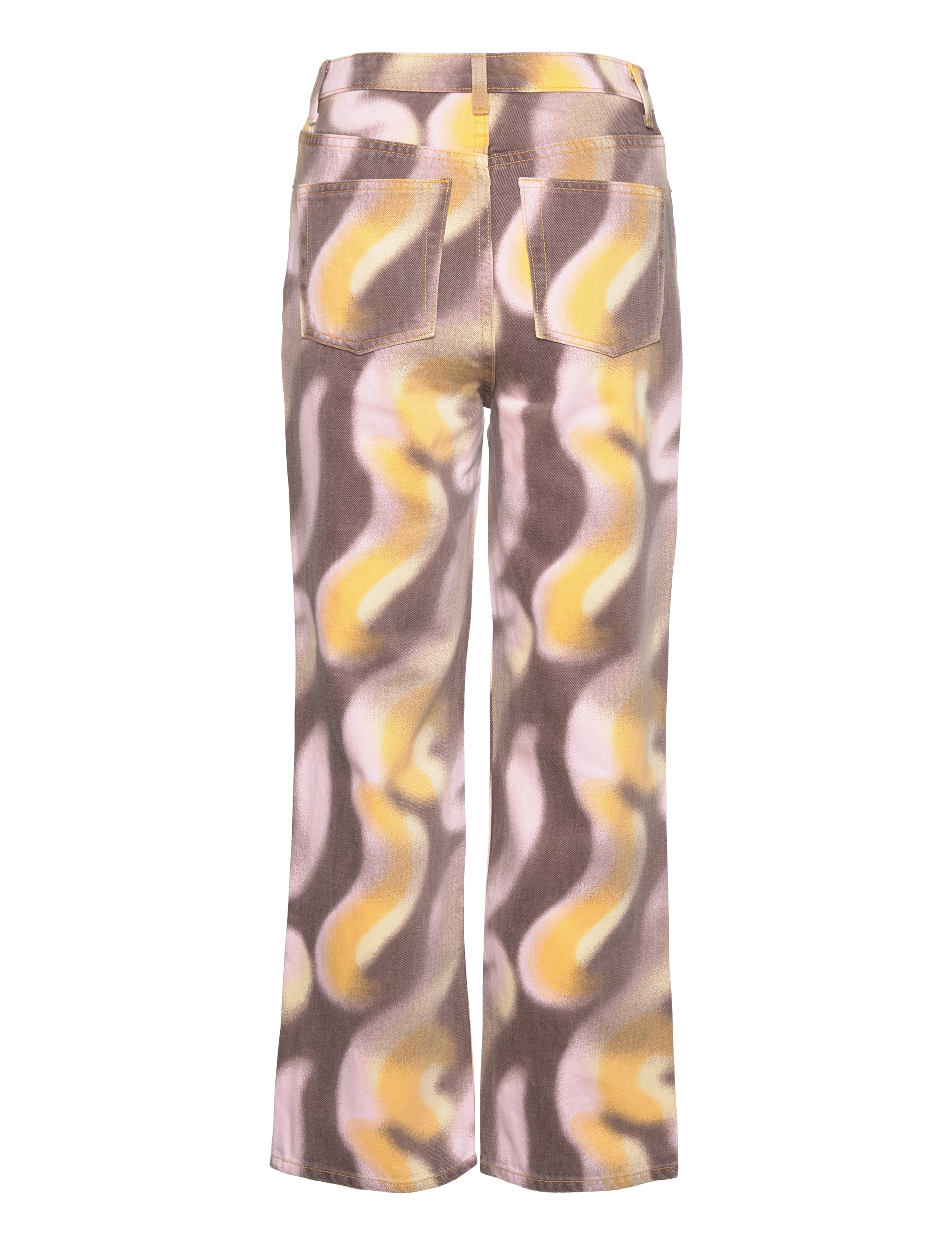 EDITED - Simea Denim - wide leg trousers - aop spray print - 1