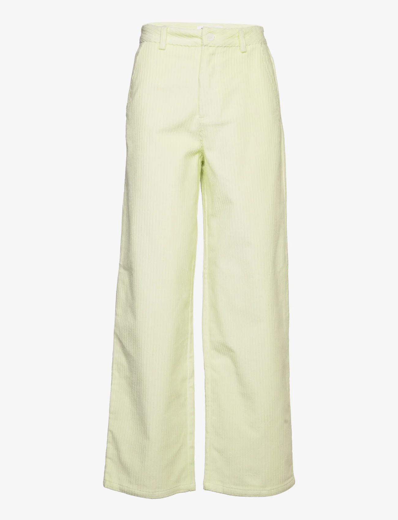 EDITED - Jenny Trousers - brede jeans - lime cream - 0