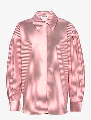 EDITED - Jaiden Blouse - pikkade varrukatega särgid - red + white stripe - 0