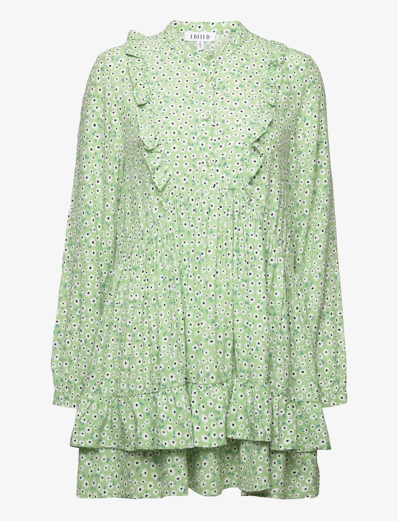 EDITED - Bijou Dress - minikleidid - aop green ditzy floral - 0