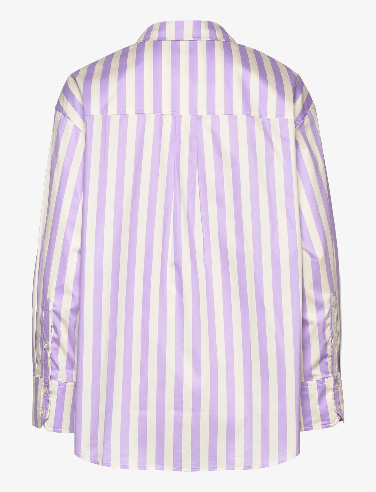 EDITED - Nika Blouse (GOTS) - pikkade varrukatega särgid - bold stripe lilac - 1