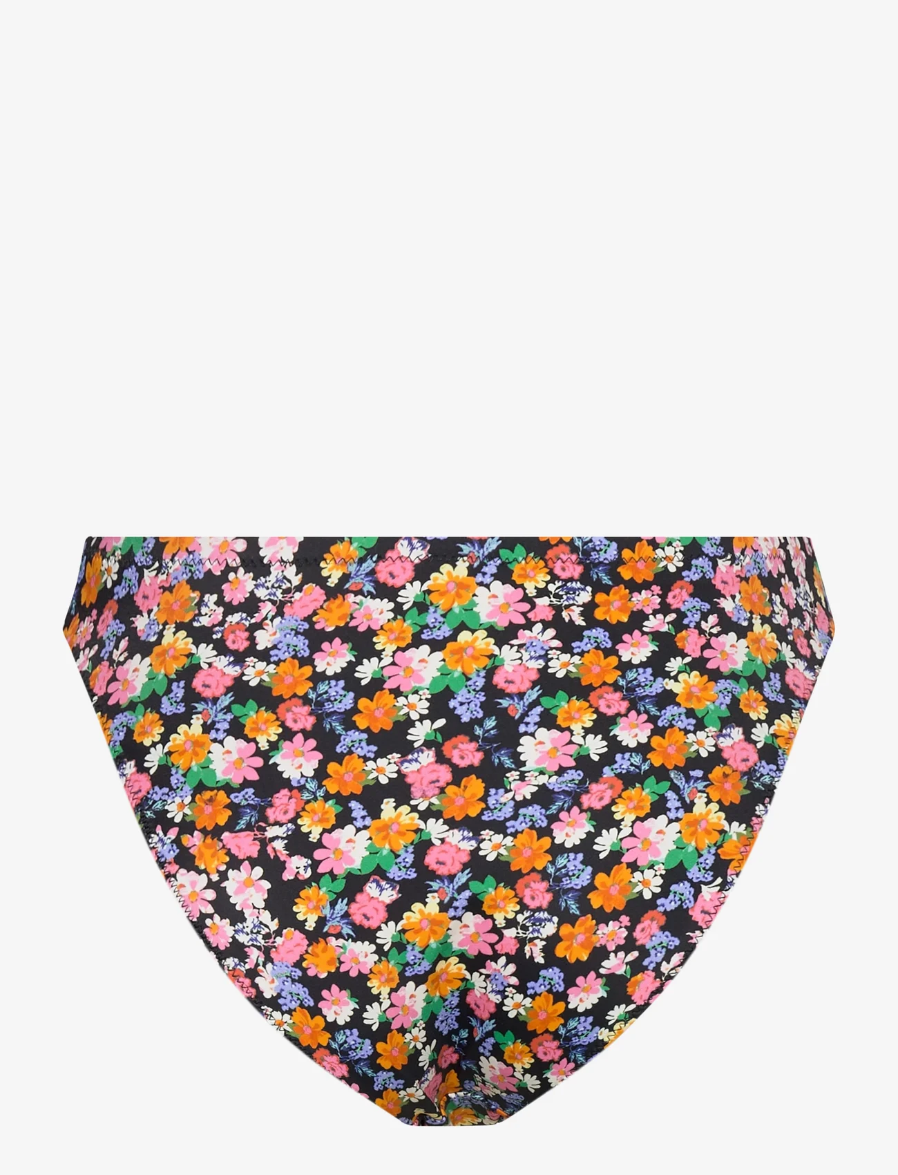 EDITED - Ike Bikini Panty - kõrge pihaga bikiinid - black candy floral - 1