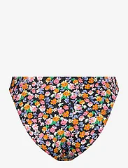 EDITED - Ike Bikini Panty - bikini ar augstu vidukli - black candy floral - 1