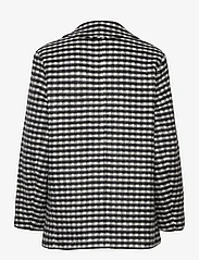 EDITED - Shannon Jacket - winter jackets - check black + white - 1