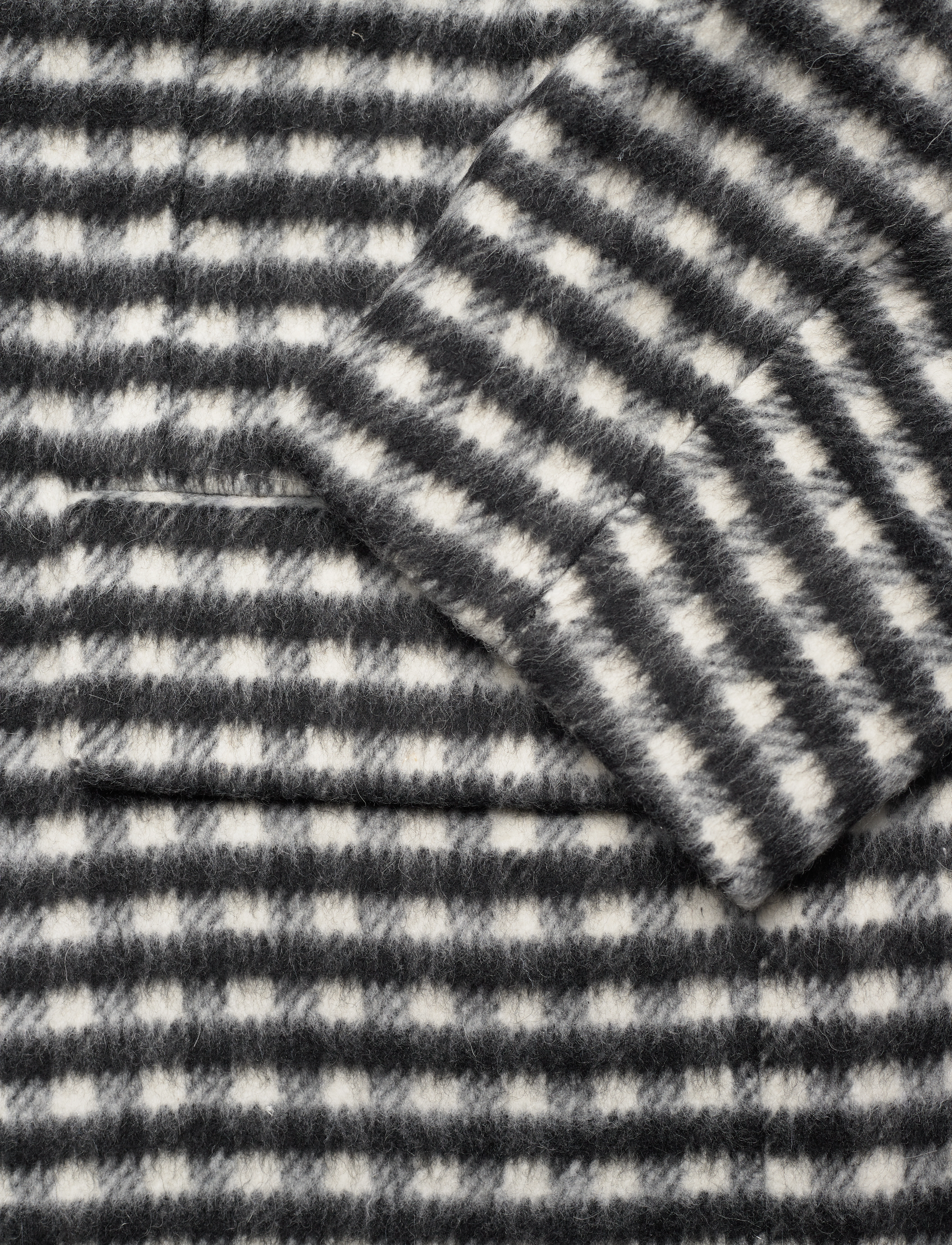 EDITED - Shannon Jacket - winterjacken - check black + white - 3