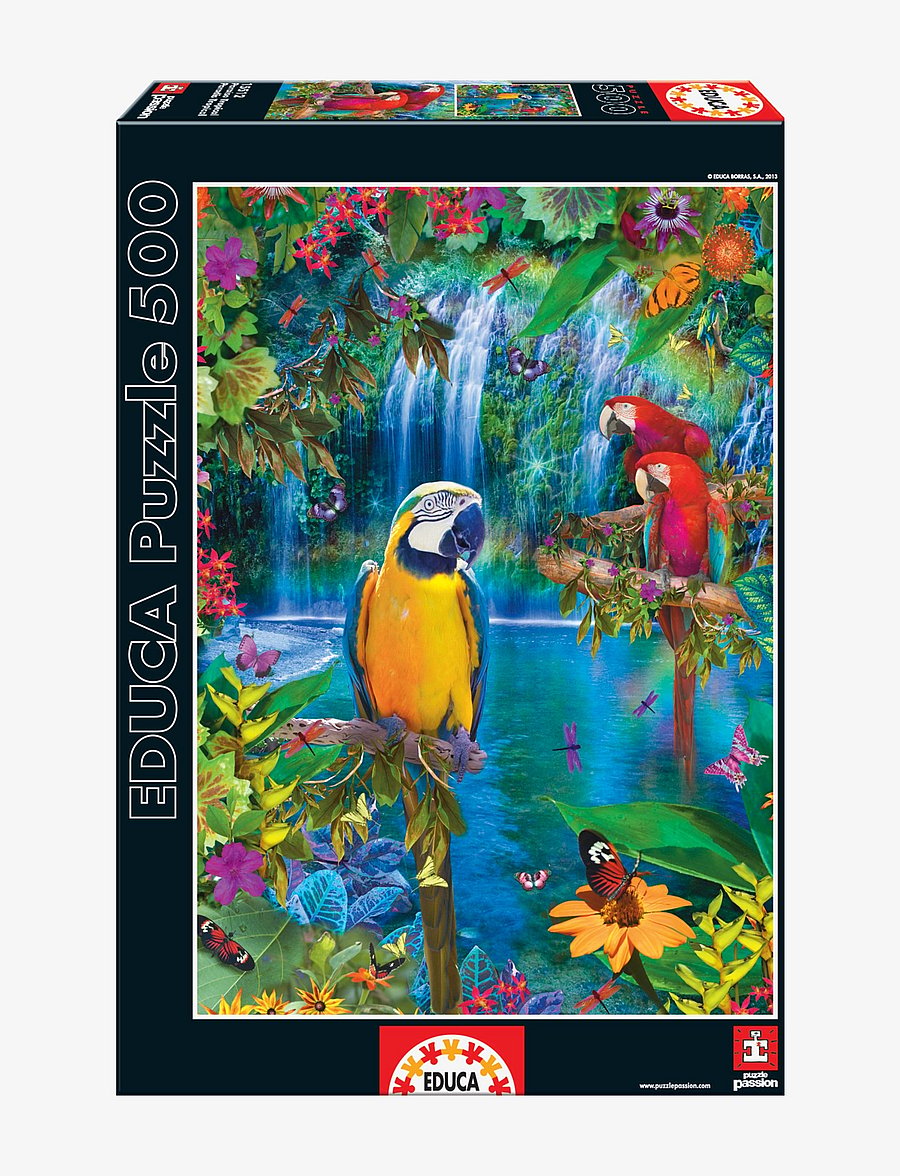 Educa - Educa 500 Bird Tropical Land - klassiska pussel - multi - 0