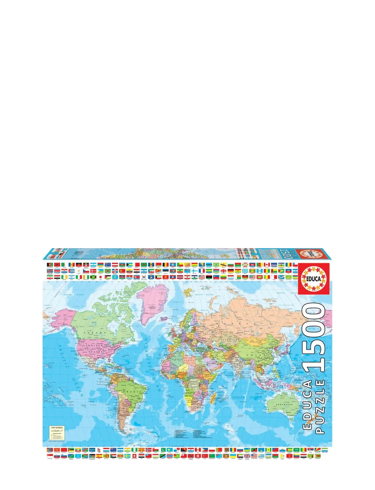 Educa 1500 The World Map - MULTI