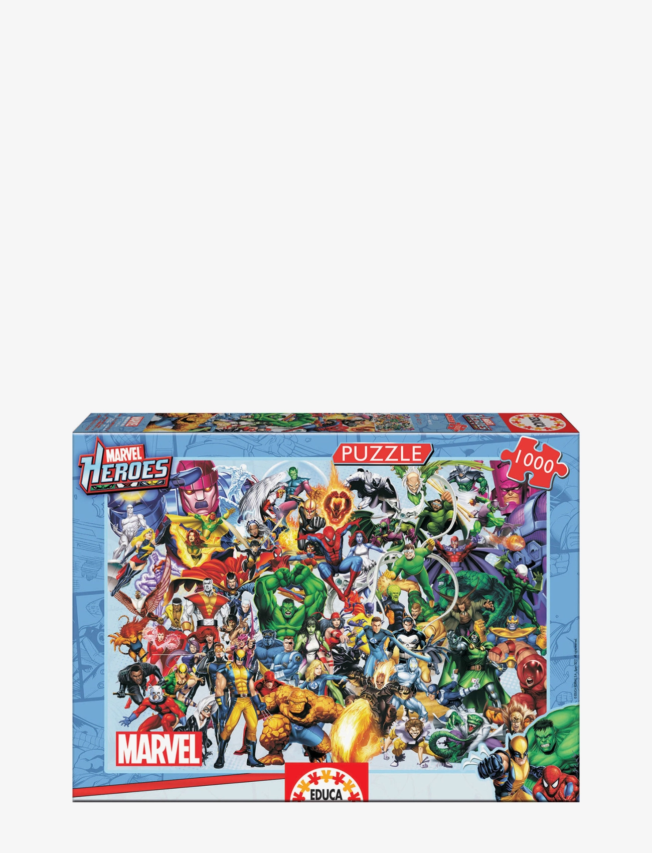 Educa 1000 Marvel Heroes, Børn, Classic Puslespil, Multi/mønstret, Str: ONE SIZE