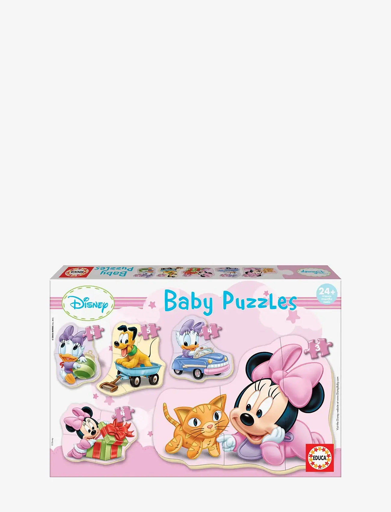 Educa - Educa 3-4-4-4-5 Minnie - klassiska pussel - multi - 0