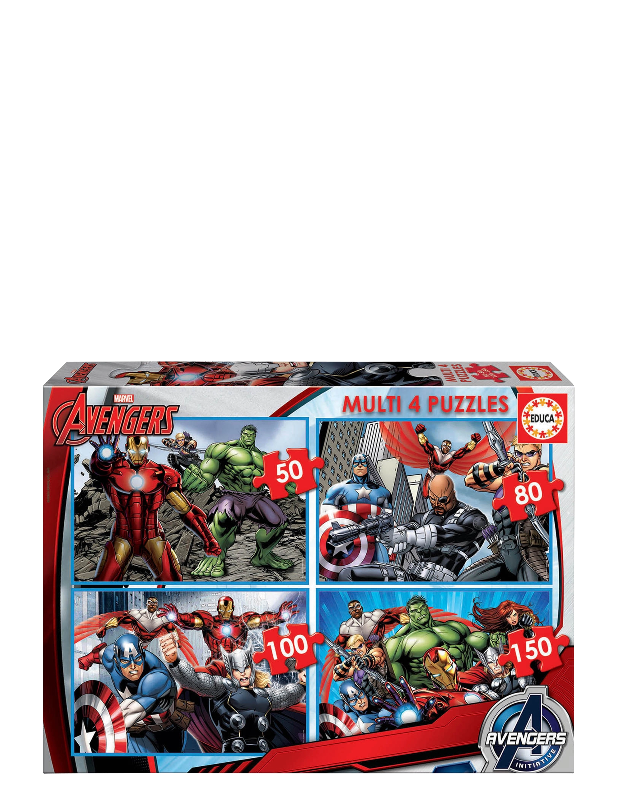 Educa Educa 50-80-100-150 Avengers - 4 for 3 - MULTI / multi