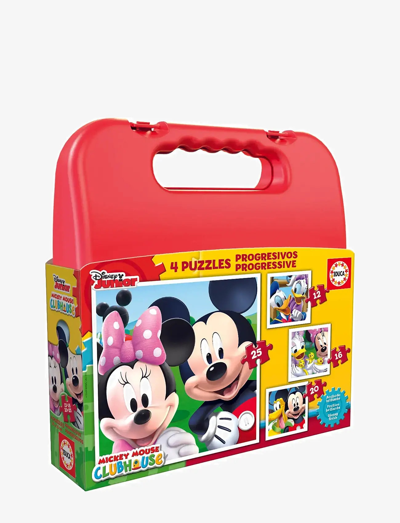 Educa - Educa 12-16-20-25 Mickey Mouse Club House - klassiska pussel - multi - 0
