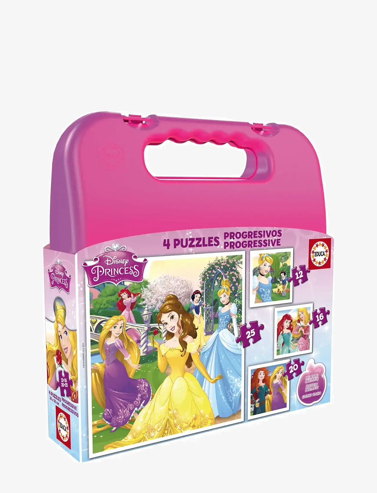 Educa - Educa 12-16-20-25 Disney Princess - klassiska pussel - multi - 0